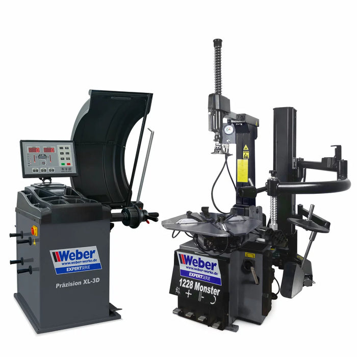 Däckmaskinspaket Weber 1228 Monster & Precision-XL 3D monitor inklusive extra monteringsarm