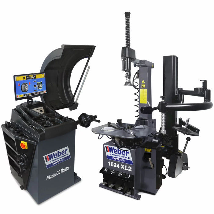 Däckmaskinspaket Weber 1024-XL-2HP & Precision 3D monitor inklusive extra monteringsarm