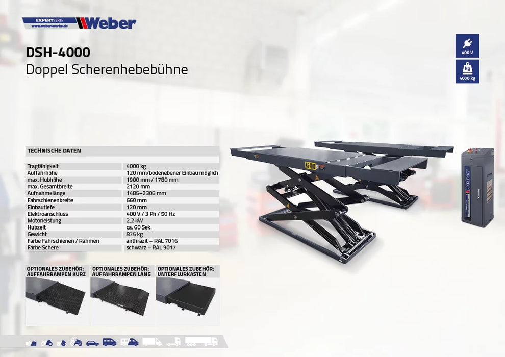 Saxlyft Weber Expert Series DSH-4000