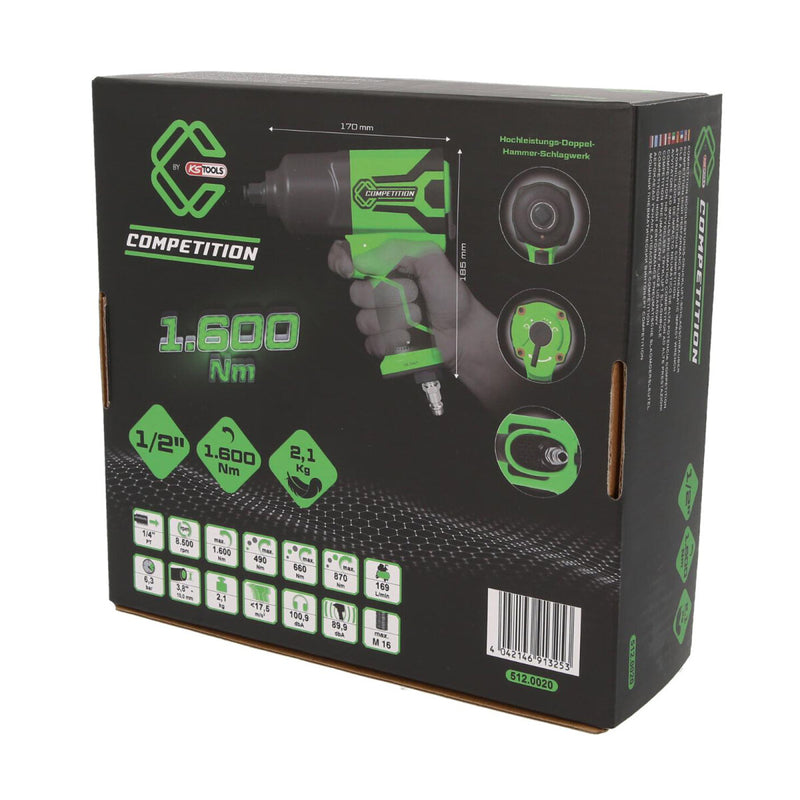 Högpresterande mutterdragare KS-Tools 1/2" 1600 Nm Competition