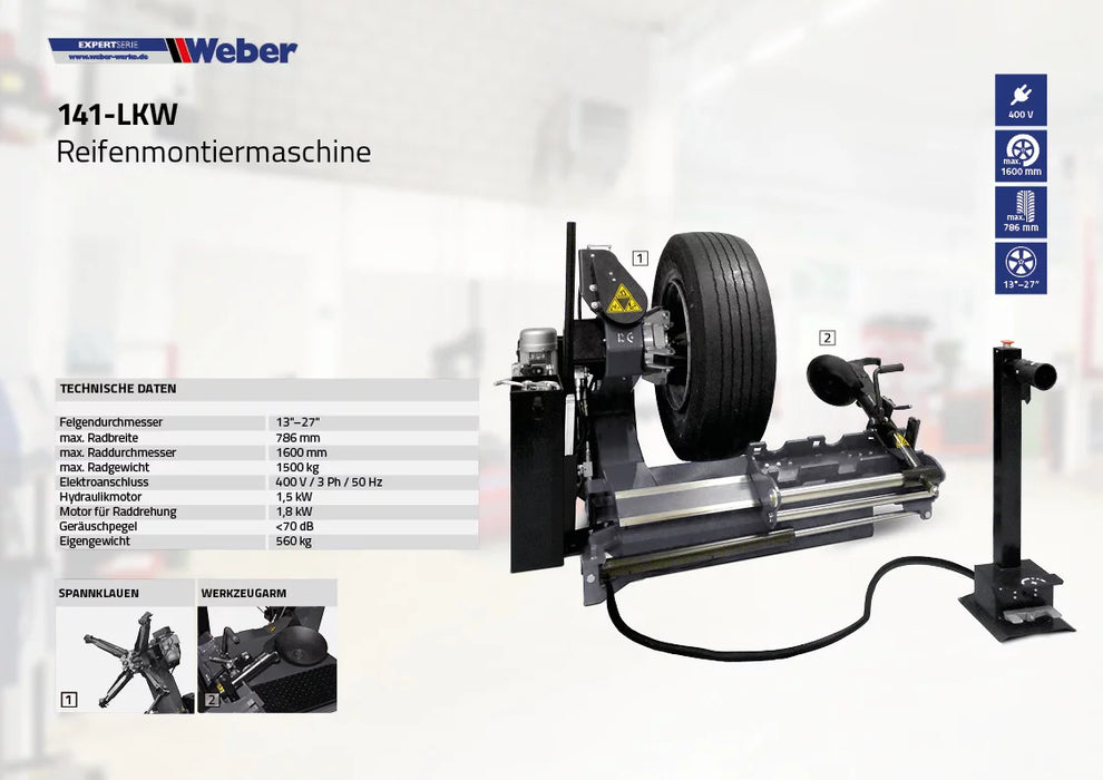 Däckmaskin Weber Expert Serie 141
