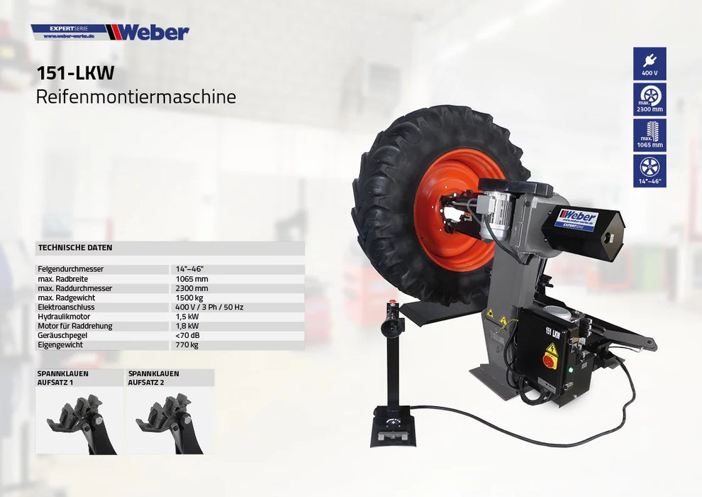 Däckmaskin Weber Expert Serie 151