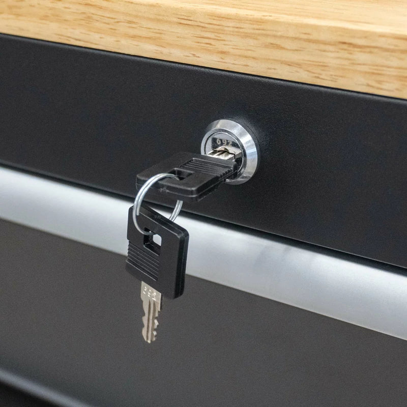 Mobil Verktygsvagn Weber med arbetsbänk, 298 delar
