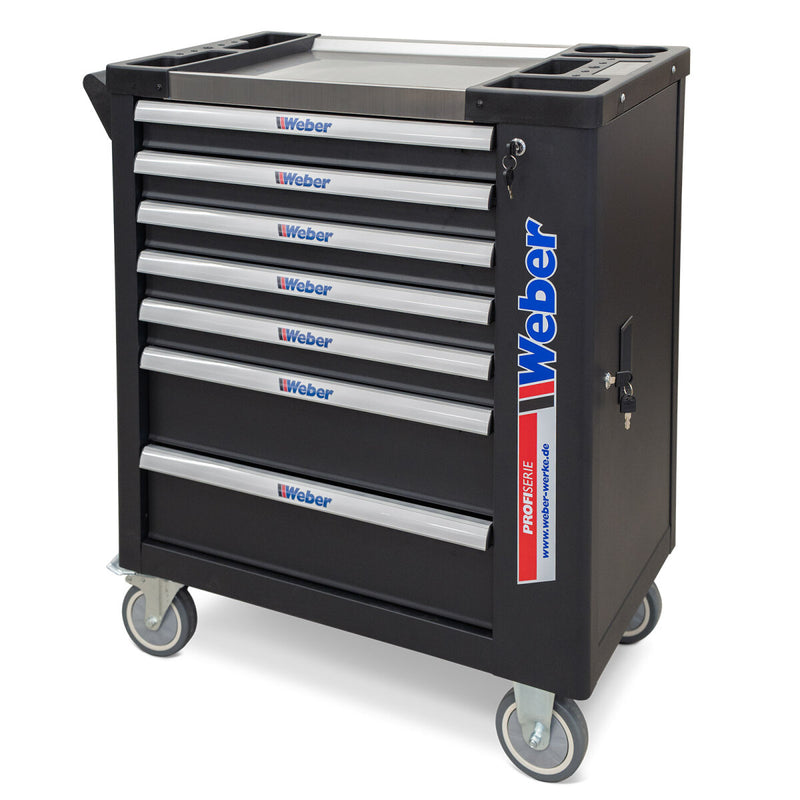 Däckmaskin Weber STM-122 & Precision-XL 3D Hjulbalanserare Paket inkl. Verkstadsvagn