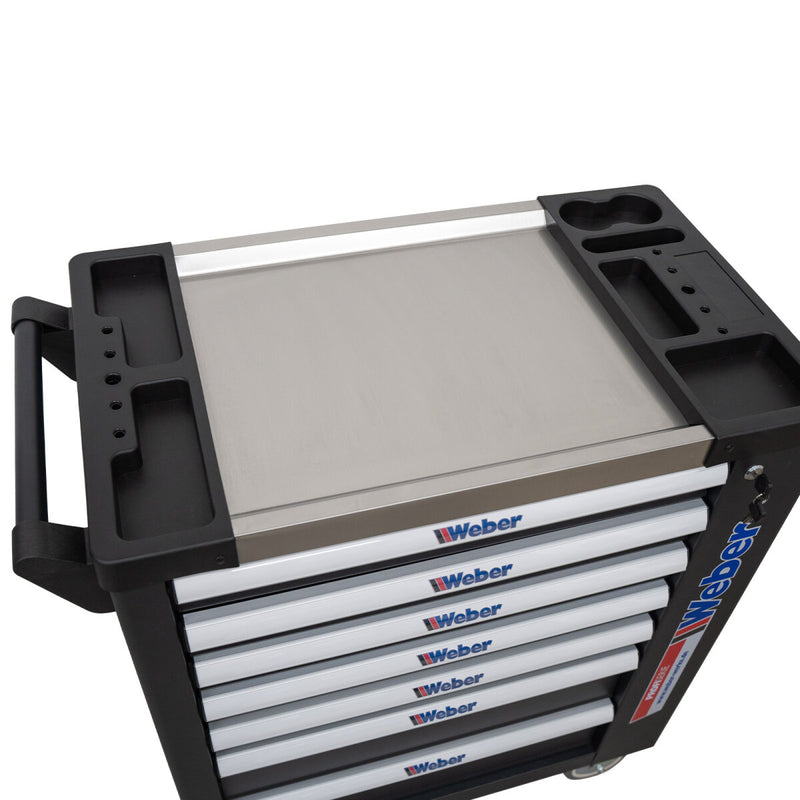 Däckmaskin Weber STM-122 & Precision-XL 3D Hjulbalanserare Paket inkl. Verkstadsvagn