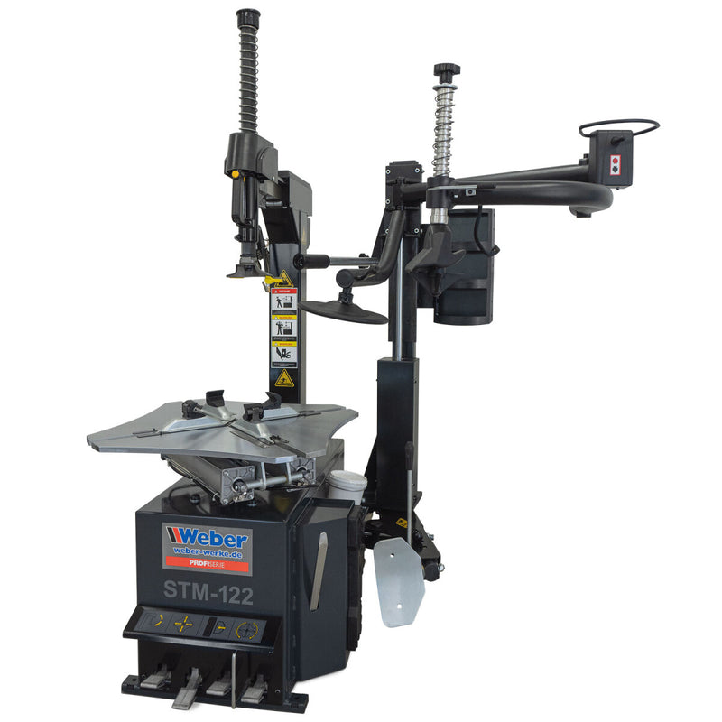 Däckmaskin Weber STM-122 & Precision-XL 3D Hjulbalanserare Paket inkl. Verkstadsvagn