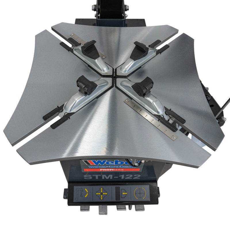 Däckmaskin Weber STM-122 & Precision-XL 3D Hjulbalanserare Paket inkl. Verkstadsvagn