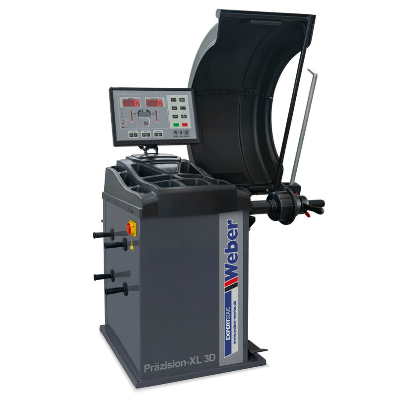 Däckmaskin Weber STM-122 & Precision-XL 3D Hjulbalanserare Paket inkl. Verkstadsvagn