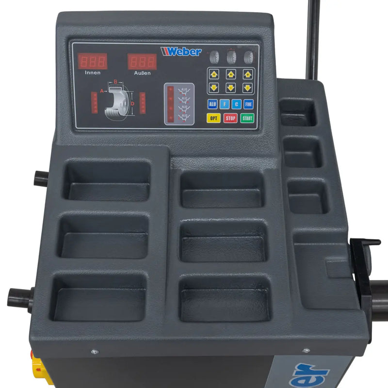 !! Jubileum !! Däckmaskinspaket Weber 1021 + Hjulbalanseraren "ECO" + Verkstadskompressor 230 V / 10 bar / 50 l tank