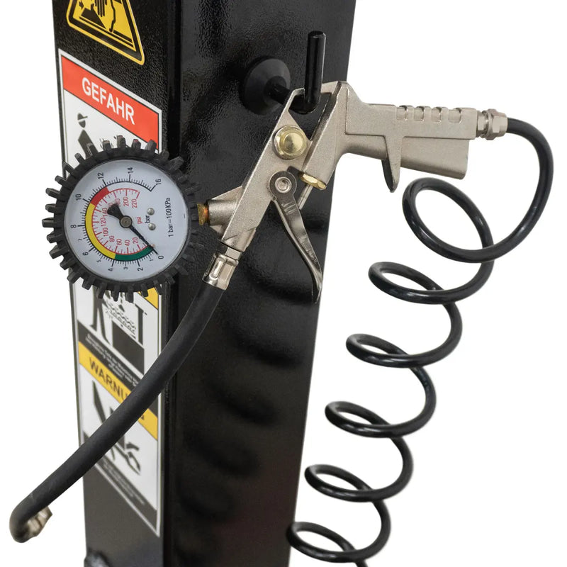 !! Jubileum !! Däckmaskinspaket Weber 1021 + Hjulbalanseraren "ECO" + Verkstadskompressor 230 V / 10 bar / 50 l tank