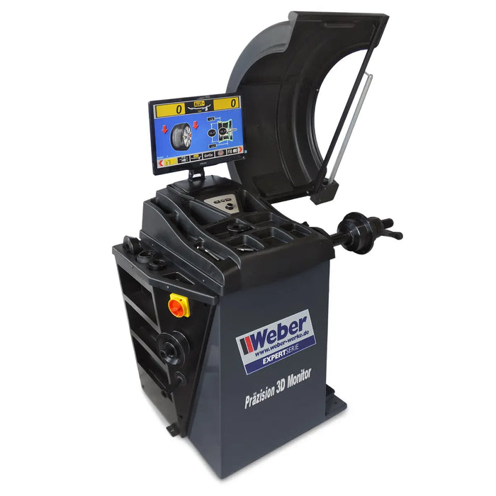 Däckmaskinspaket Weber STM-122 och hjulbalanserare precisions-3D-monitor inklusive extra monteringsarm