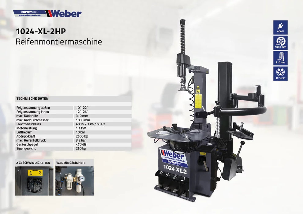 Däckmaskin Weber Expert Series 1024-XL-2HP