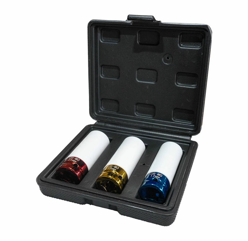 Slaghylsor Weber aluminiumfälg 1/2" 3-delat