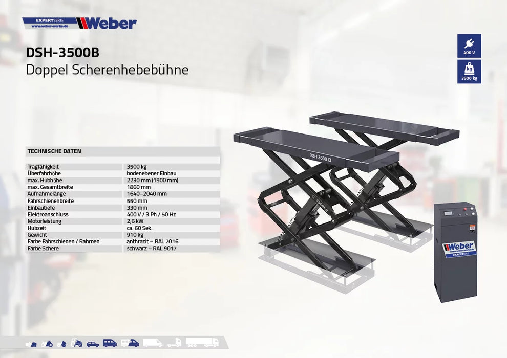 Saxlyft Weber Expert Series DSH-3500B