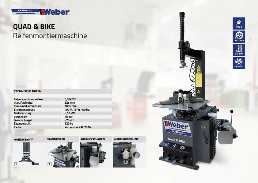 Däckmaskin Weber Expert Quad & Bike