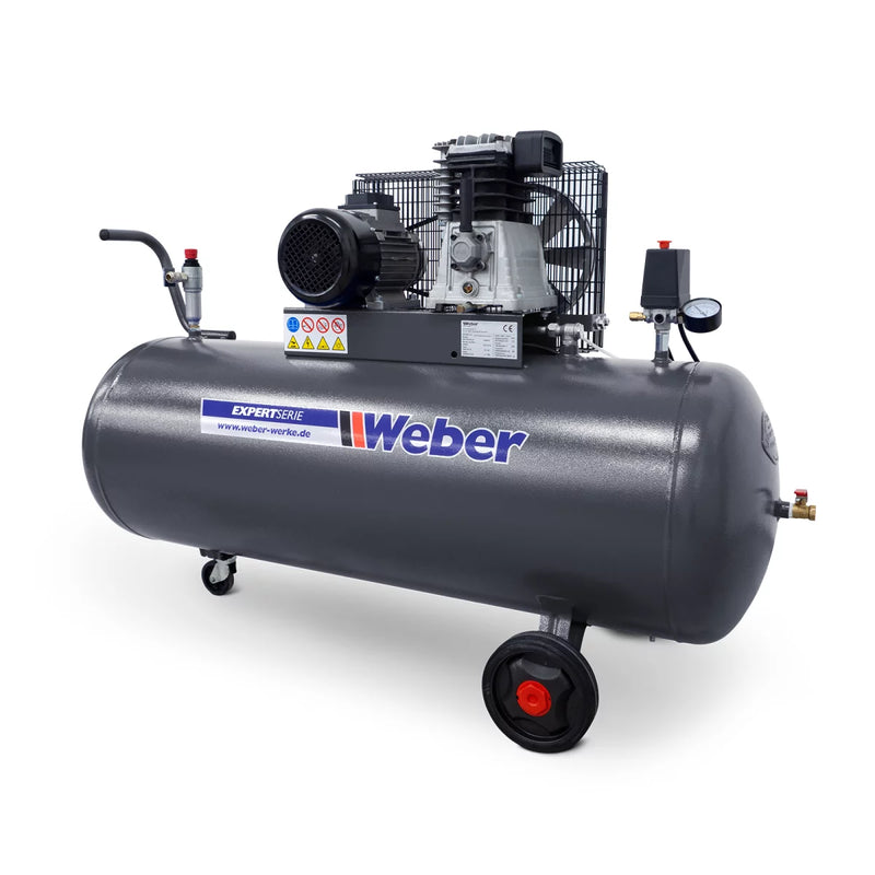 Verkstadskompressor Weber 400 V / 10 bar / 200 l tank