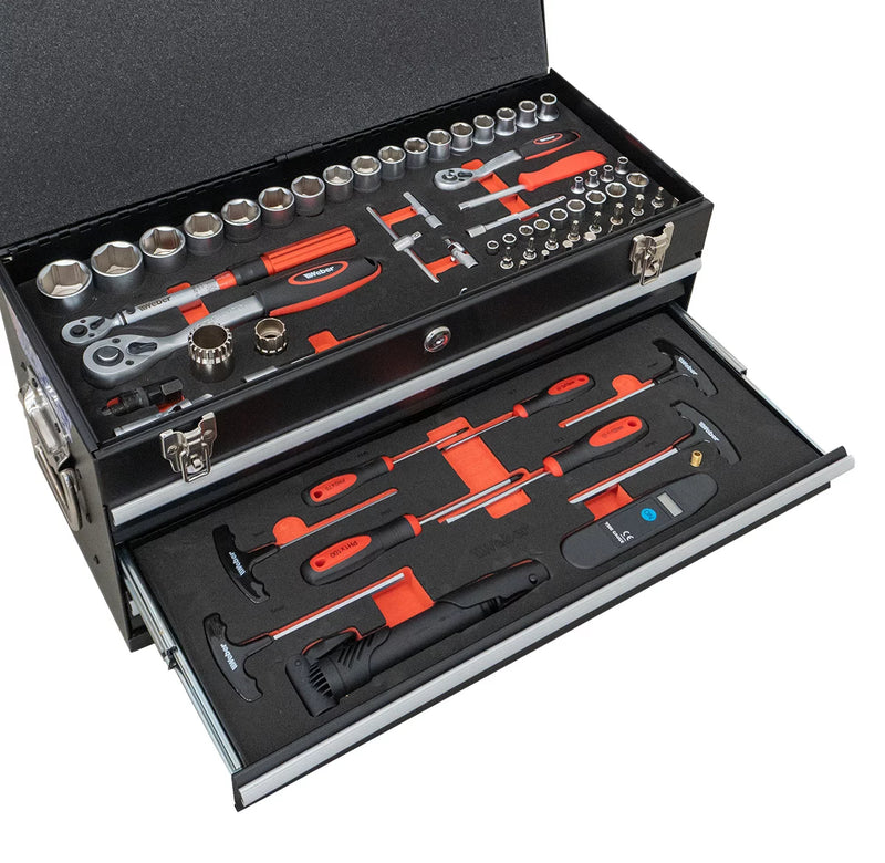 Verktygslåda Weber med 106 delar MTB