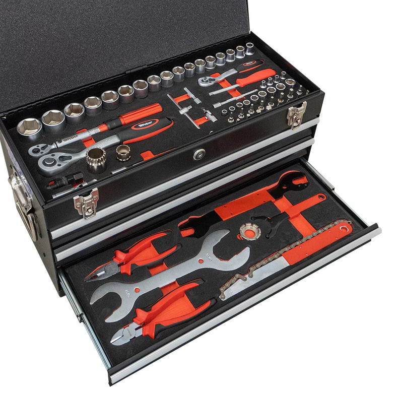 Verktygslåda Weber med 106 delar MTB